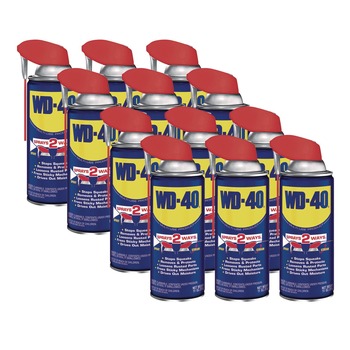 LUBRICANTS AND PENETRANTS | WD-40 490040 11 oz Aerosol Smart Straw Spray Lubricant Can (12/Carton)