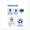 Perforated Roll & Hand Towels | Tork RC530 Centerfeed 7.6 x 11.75 2-Ply Hand Towel - White (6/Carton) image number 5