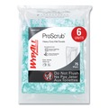 Perforated Roll & Hand Towels | WypAll 91367 Power Clean ProScrub 12 in. x 9.5 in. Pre-Saturated Wipes - Citrus Scent, Green (75/Pack, 6 Packs/Carton) image number 4