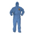 Cleaning Cloths & Wipes | KleenGuard 45024 A40 Elastic-Cuff Ankle Hood and Back Coveralls - X-Large Blue (24/Carton) image number 0