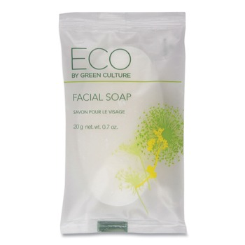 Coffee Pro SP-EGC-FL 0.71 oz. Pack Facial Soap Bar - Clean Scent (500/Carton)