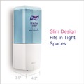 Soap Dispensers | PURELL 8330-E1 ES10 4.33 in. x 3.96 in. x 10.31 in. 1,200 mL Automatic Hand Soap Dispenser - White image number 4