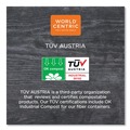 Food Trays & Liners | World Centric TRSC4S 9.1 x 7.1 x 0.7 Fiber Paper Trays - Natural (500/Carton) image number 7