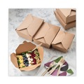 Disposable Forks | Pactiv Corp. YPSMFTEC EarthChoice PSM Heavyweight Plastic Cutlery Fork - Tan (1000/Carton) image number 4