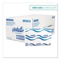 Perforated Roll & Hand Towels | Windsoft WIN105 9.25 in. x 9.5 in. 1-Ply Multifold Paper Towels - White (16 Packs/Carton) image number 3