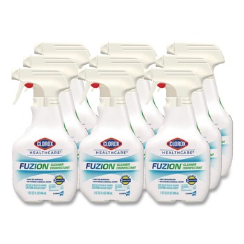 Clorox Healthcare 31478 32 oz. Spray Bottle Unscented Fuzion Cleaner Disinfectant (9/Carton)