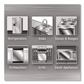 Cleaning Cloths & Wipes | WEIMAN 92CT 1-Ply 7 in. x 8 in. Stainless Steel Wipes - White (4/Carton) image number 6