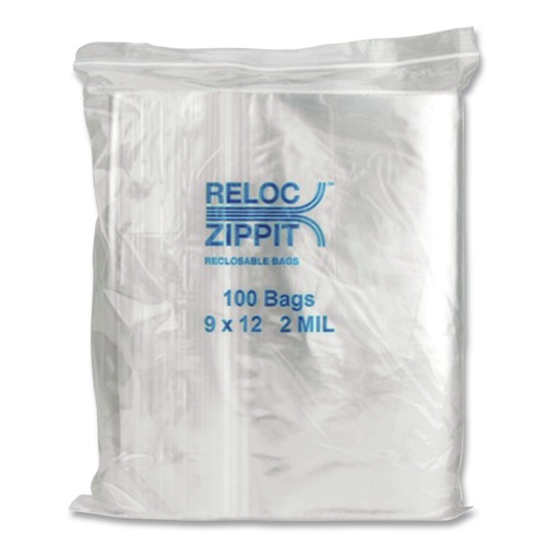 Shipping & Storage Bags | BagCo MGP MGZ2P1013 Zippit 10 in. x 13 in. 2 mil Resealable Bags - Clear (1000/Carton) image number 0