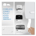 Toilet Tissues | Scott 07006 Essential Coreless JRT Septic Safe 1150 ft. 2 Ply Tissues - White (12/Carton) image number 5