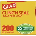 Films | Glad 00020 200 sq. ft. Cling'N Seal Plastic Food Wrap image number 9