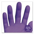 Exam & Surgical Gloves | Ansell 55082 6 mil Thick 9.5 in. Long Powder-Free PURPLE NITRILE Exam Gloves - Medium, Purple (100/Box) image number 5