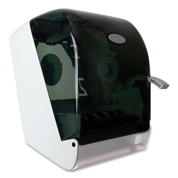 GEN AG10400ESD 11.25 in. x 9.5 in. x 14.38 in. Lever Action Towel Roll Dispenser - Transparent (1/Carton)