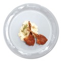 Plates | WNA WNA DWP9180 9 in. Diameter Designerware Plastic Plates - Clear (10 Pack, 18 Packs/Carton) image number 2
