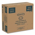 Cup Lids | Dart 626TP PETE Plastic Flat Cold Cup Lids Fits 12 oz. to 24 oz. Cups - Clear (1000/Carton) image number 1