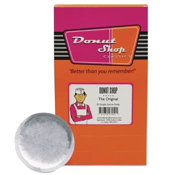PRODUCTS | National Coffee Roasters NCR8599961590 Donut Shop Coffee Pods - Dark Roast (15/Box)