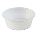 Cups | Fabri-Kal 000000000009505194 1.5 oz. Squat Plastic Portion Cups - Translucent (10/Carton) image number 3