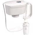 Decanters & Pitchers | Brita 36089CT 6-Cup Denali Water Filter Pitcher with 1 Standard Filter - White (2/Carton) image number 0