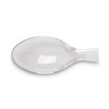 Disposable Spoons | Dixie TH017 6 in. Heavyweight Plastic Cutlery Teaspoon - Crystal Clear (1000/Carton) image number 2