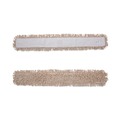 Mop Heads | Boardwalk BWK1360 60 in. x 5 in. Hygrade Cotton Industrial Dust Mop Head - White image number 0