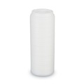 Cup Lids | Dixie 9542500DX 12 oz. - 20 oz. WiseSize Cup 10 oz. - 16 oz. PerfecTouch Dome Drink-Thru Lids - White (50/Pack) image number 1