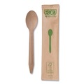 Disposable Spoons | Eco-Products EP-S213-W General Purpose Spoon Wood Cutlery - Natural (500/Carton) image number 1