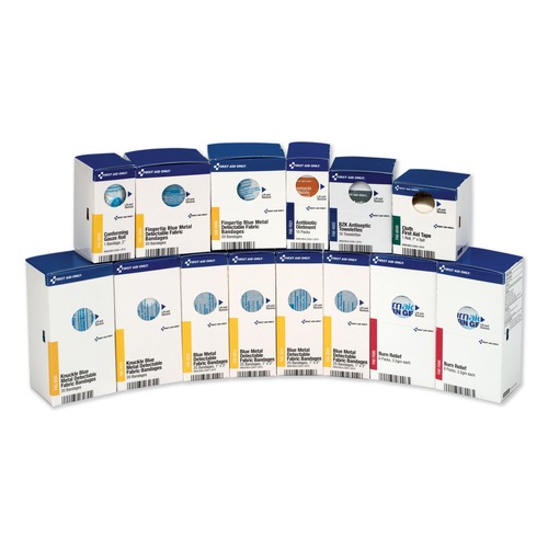 First Aid Kit Refills | First Aid Only FAE-8010 SmartCompliance Restaurant First Aid Cabinet Refill (1-Kit) image number 0