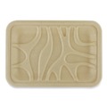 Food Trays & Liners | World Centric TR-SC-2S-LFS 5.7 in. x 8.2 in. x 0.6 in. Paper Fiber Trays - Natural (500/Carton) image number 0