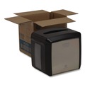 Napkin Dispensers | Georgia-Pacific 54528A 7.6 in. x 6.1 in. x 7.2 in. Tabletop Napkin Dispenser - Stainless (1/Carton) image number 3