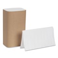 Perforated Roll & Hand Towels | Georgia Pacific Professional 20904 10.25 in. x 9.25 in. 1-Ply Pacific Blue Basic S-Fold Paper Towels - White (4000/Carton) image number 4