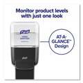 Hand Sanitizer Dispensers | PURELL 5024-01 5.25 in. x 8.56 in. x 12.13 in. 1,200 mL Push-Style Hand Sanitizer Dispenser - Graphite (1/Carton) image number 3