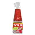 Perforated Roll & Hand Towels | SOLO SQ1820-20004 18 oz Squared Plastic Party Cups - Red (240/Carton) image number 3