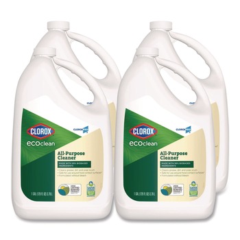 Clorox 60278 Clorox Pro EcoClean 128 oz. Bottle All-Purpose Cleaner - Unscented (4/Carton)