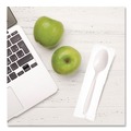 Disposable Spoons | SOLO RSW3-0007 Teaspoon Individually Wrapped Reliance Mediumweight Cutlery - White (1000/Carton) image number 3