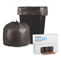 Low-Density Trash Bags | Boardwalk H6036TGKR01 30 Gallon 0.95 mil 30 in. x 36 in. Perforated Roll Low-Density Waste Can Liners - Gray (25 Bags/Roll, 4 Rolls/Carton) image number 0