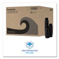 Cups | Boardwalk BWKPRTN1BL 1 oz. Polypropylene Souffle/Portion Cups - Black (2500/Carton) image number 1