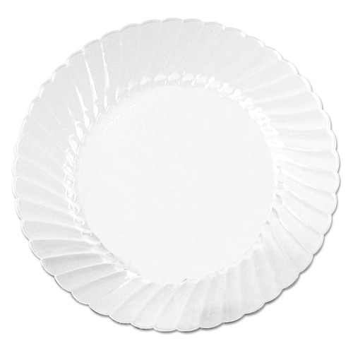 Plates | WNA WNA RSCW101212 10.25 in. Diameter Plastic Classicware Plates - Clear (144/Carton) image number 0