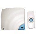 Door Bells/Chimes | Tatco 57910 Battery Operated 1.38 in. x 0.75 in. x 3.5 in. Wireless Doorbell - Bone image number 0