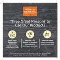 Cup Lids | World Centric CPLCS12 PLA Flat Cold Cup Lids - Clear (1,000/Carton) image number 4