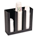 Cup Dispensers | Vertiflex Commercial Grade VFPC-1000 Cup Holder for 8 oz to 32 oz Cups - Black image number 3
