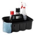 Waste Receptacle Accessories & Dollies | Rubbermaid Commercial FG315488BLA Commercial Deluxe 15 in. x 7.4 in. 8-Compartment Carry Caddy - Black image number 3