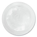 Cup Lids | Karat C-KCL1045 32 oz. Cold Cup Flat PET Plastic Lids - Clear (600/Carton) image number 1