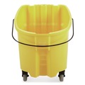 Buckets & Wringers | Rubbermaid Commercial 2064914 WaveBrake 2.0 8.75 gal Plastic Bucket - Yellow image number 3