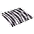 Paper Wraps | Bagcraft P057800 12 in. x 12 in. Grease-Resistant Paper Wraps and Liners - Black Check (5000/Carton) image number 2