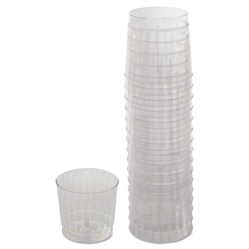 Cups | WNA WNA RSCCR91516 9 oz Classicware Rocks Glass Plastic Tumblers - Clear (240/Carton) image number 0
