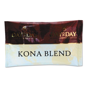 Day to Day Coffee 23002 1.5 oz. Pack 100 Percent Pure Coffee - Kona Blend (42 Packs/Carton)