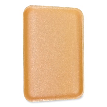 GEN 1014YEL 13.81 in. x 9.25 in. x 2.7 in. Meat Trays - Yellow (100/Carton)