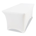 Table Covers & Skirts | Iceberg 16523 iGear 30 in. x 72 in. Polyester Fabric Table Cover - White image number 3