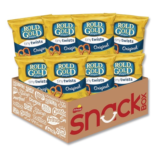 Snacks | Rold Gold FRI32430 Tiny Twists 1 oz. Bag Pretzels (88/Carton) image number 0