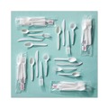 Disposable Sporks | Pactiv Corp. YFWQWCH Fieldware Mediumweight Spork Cutlery - White (1,000/Carton) image number 6