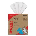 Perforated Roll & Hand Towels | WypAll 83550 X50 9-1/10 in. x 12-1/2 in. Cloth Pop-Up Box - White (176/Box 10 Boxes/Carton) image number 3
